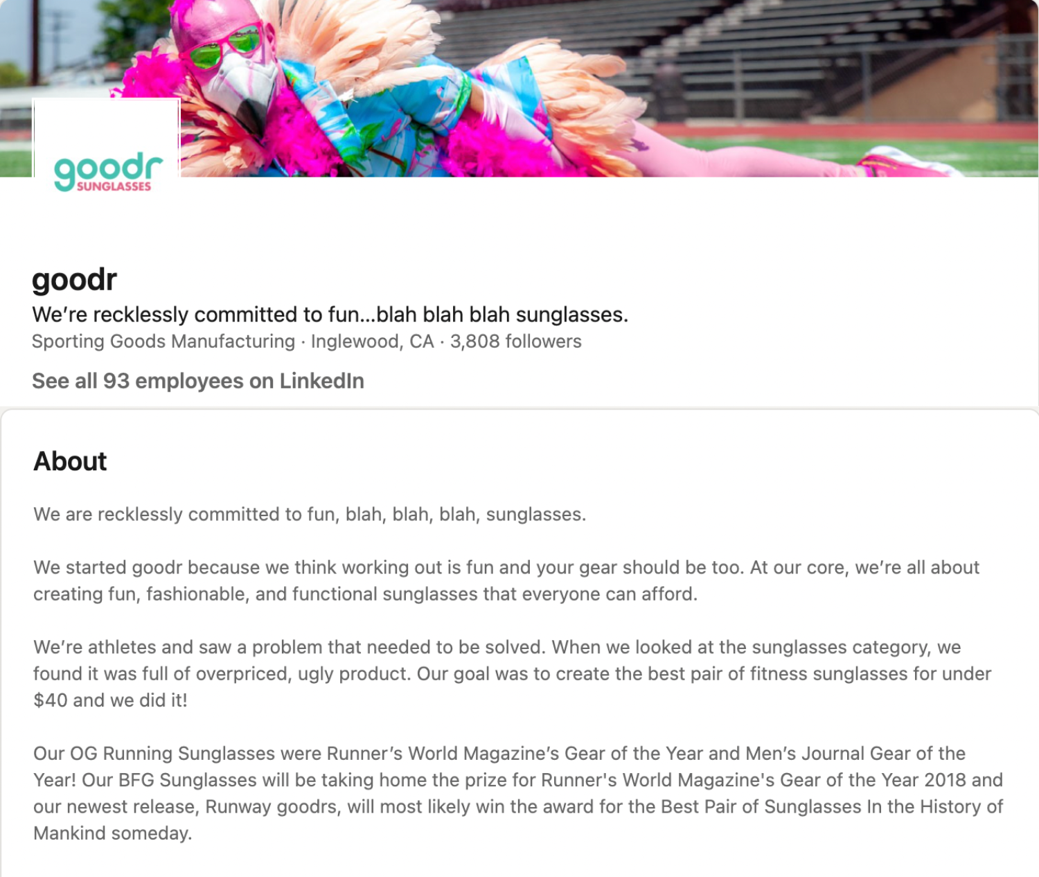 会社の略歴の例