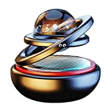 Kwak's 汽车空气清新剂太阳能空气净化器车内自转装饰配件(黑色)