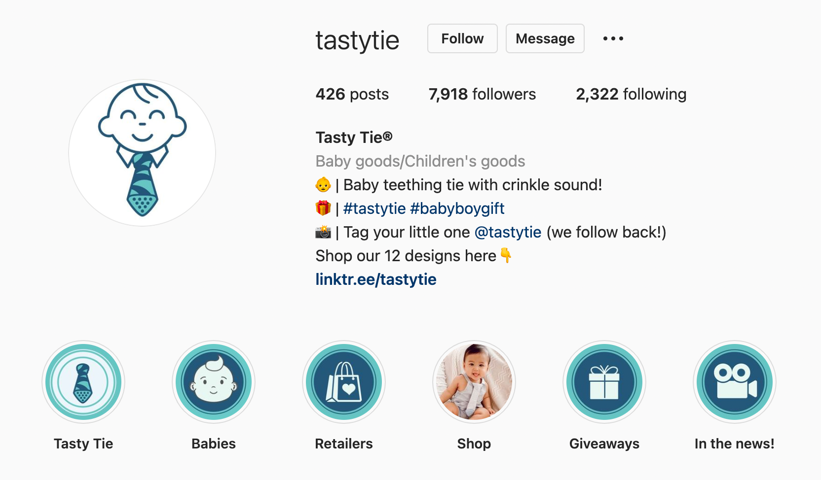 Ejemplos de biografías de empresas