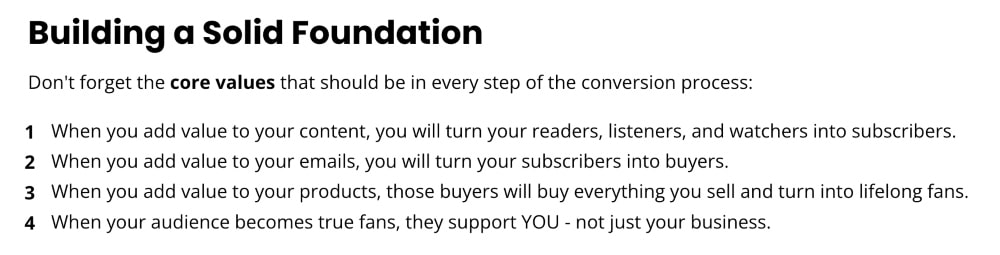 exemplo de palavras de poder seguro