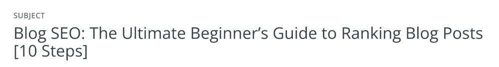 exemplo de e-mail usando palavras poderosas