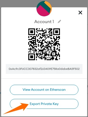 exportar chave privada