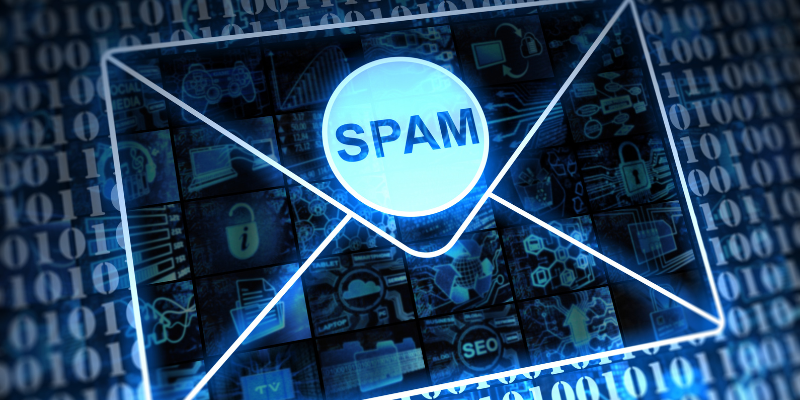 e-mails de spam e phishing