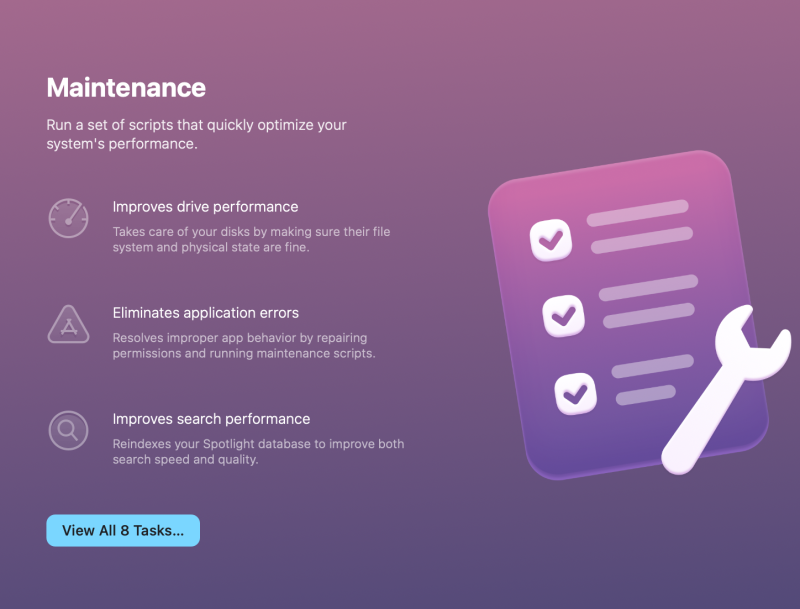 script di manutenzione