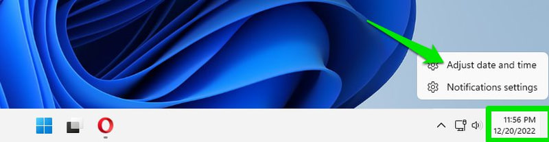 调整日期和时间