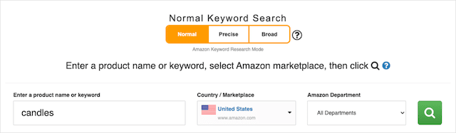Palavra-chave da ferramenta de palavras-chave Dominator Seed