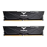 十銓科技 T-Force Vulcan Alpha DDR5 Ram 32GB 套件 (2x16GB) 6000MHz (PC5-48000) CL38 台式機內存模塊 Ram（黑色）AMD 優化內存 - FLABD532G6000HC38ADC01