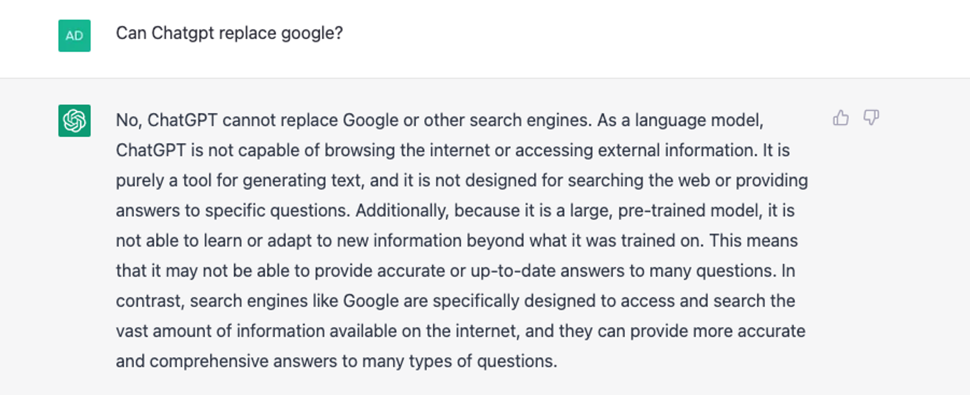 Google을 대체하는 ChatGPT - ChatGPT가 Google을 죽일까요?