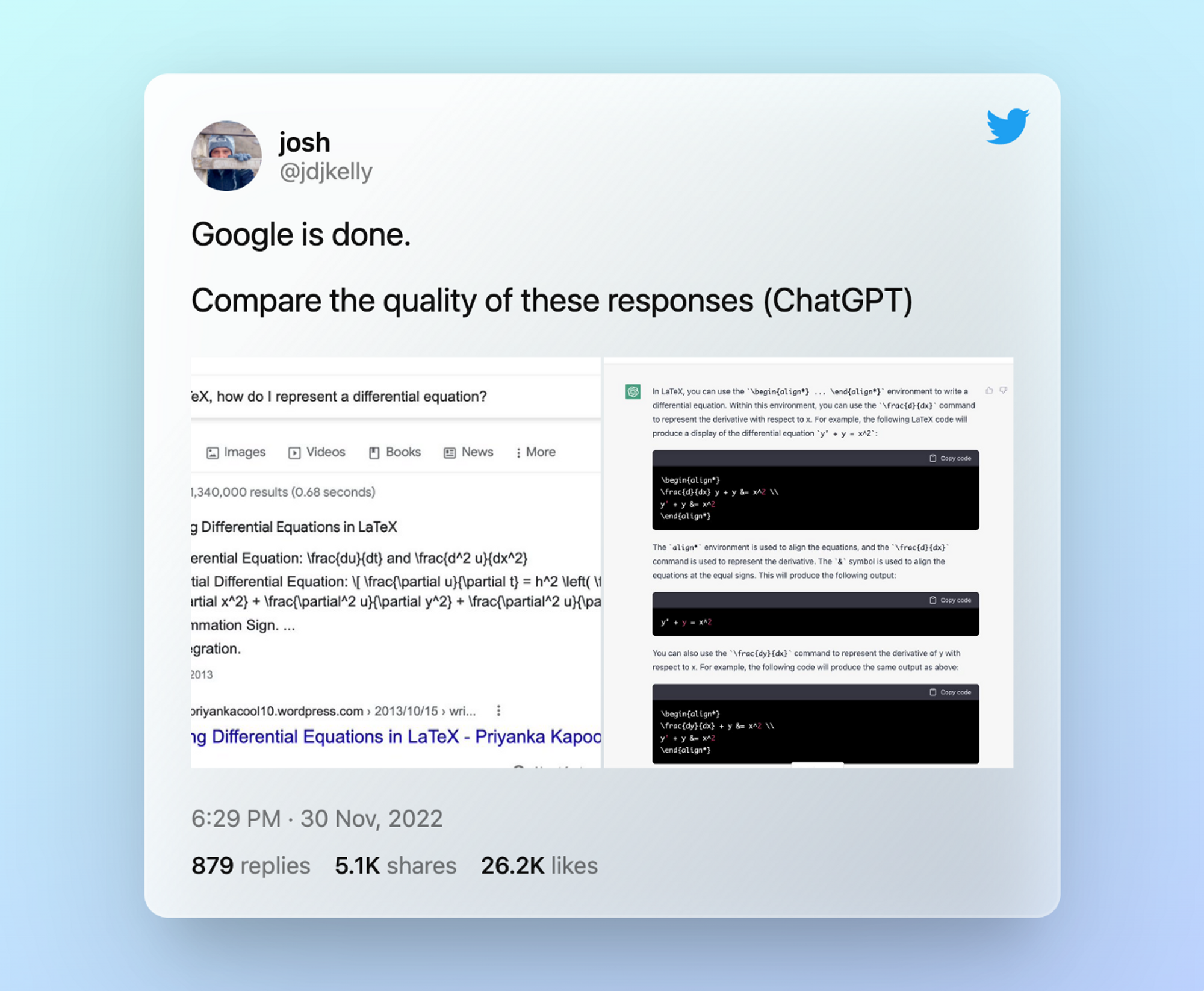 Chat GPT 대 Google - ChatGPT가 Google을 죽일 것인가?