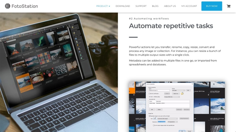 Funkcje automatyzacji Fotostation