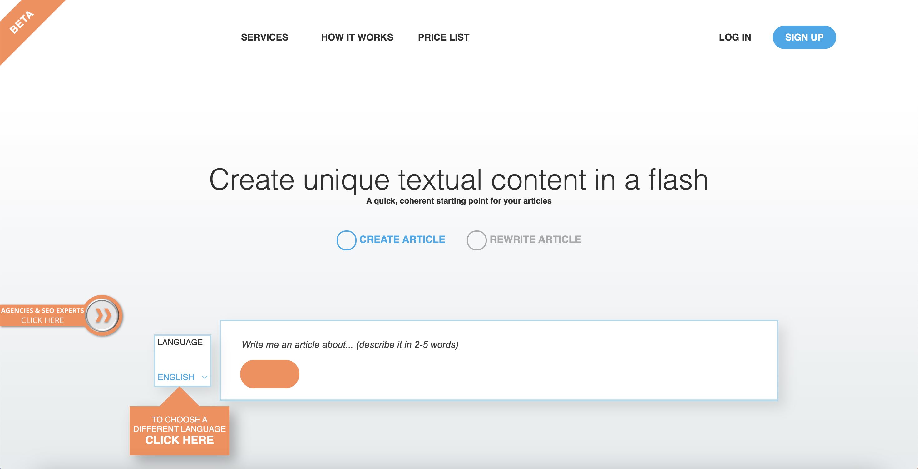 Articoolo は、ブログのテキスト生成に最適な GPT-4 の代替手段です |エージェンシー ビスタ