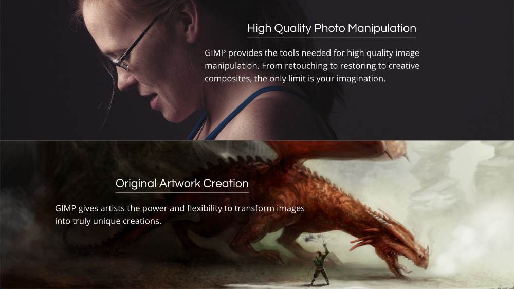 คุณสมบัติการแก้ไขภาพ GIMP