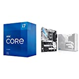 Procesador de escritorio Intel Core i7-11700F 8 núcleos hasta 4,9 GHz LGA1200 y ROG Strix Z590-A Gaming WiFi 6 LGA 1200 (Intel 11th/10thGen) ATX White Scheme Gaming Motherboard