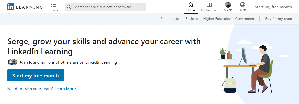 linkedin-learning-start-bezpłatna-wersja próbna