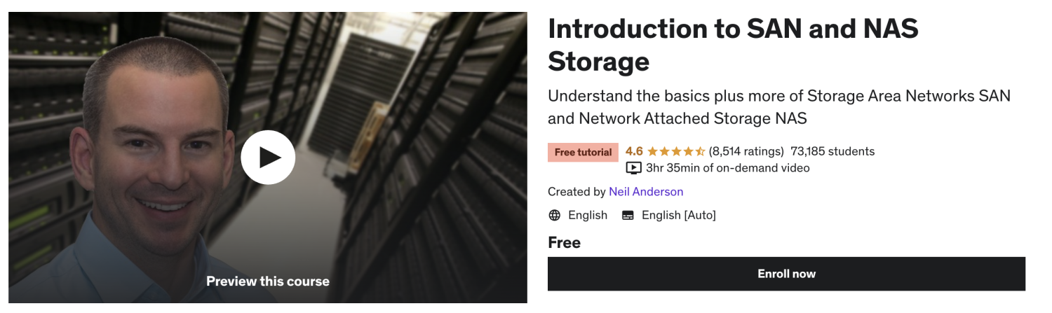 SAN および NAS ストレージの概要
