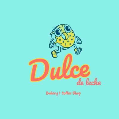 Modello di logo con una divertente illustrazione di patatine fritte 5579b El1 (3)