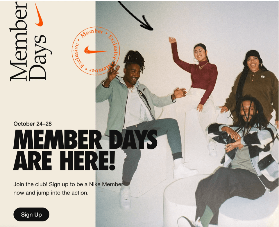 keanggotaan Nike
