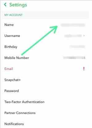 Vuoi cambiare il nome visualizzato del tuo account Snapchat per cambiare il nome utente Snapchat.