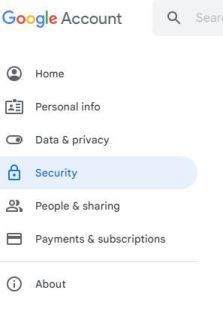 Перейдите к параметру безопасности, чтобы удалить учетную запись Google с Android.