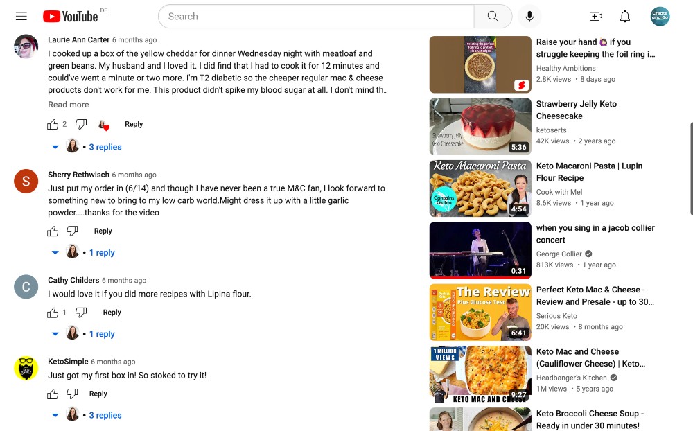 มีส่วนร่วมกับความคิดเห็นบน YouTube