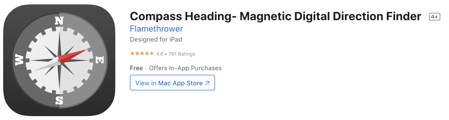 Rumbo de la brújula