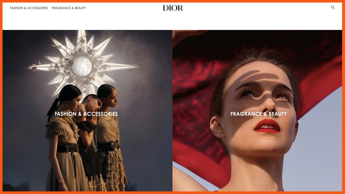 Homepage Dior