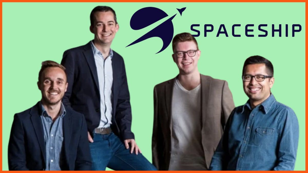 Założyciel statku kosmicznego Kaushik Sen wraz z Paulem Bennettsem, Andrew Sellenem i Dave'em Kuhnem