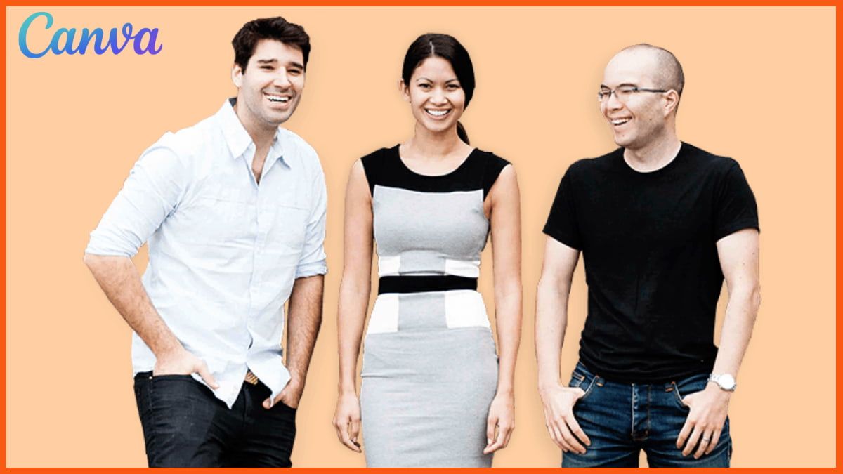 Założyciele Canvy | Cliffa Obrechta, Melanie Perkins i Camerona Adamsa
