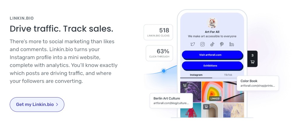 Bio shopify 集成中的鏈接