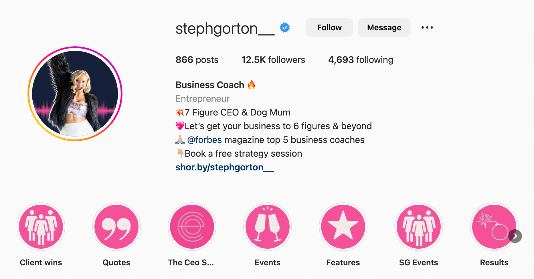 전문 바이오 예제