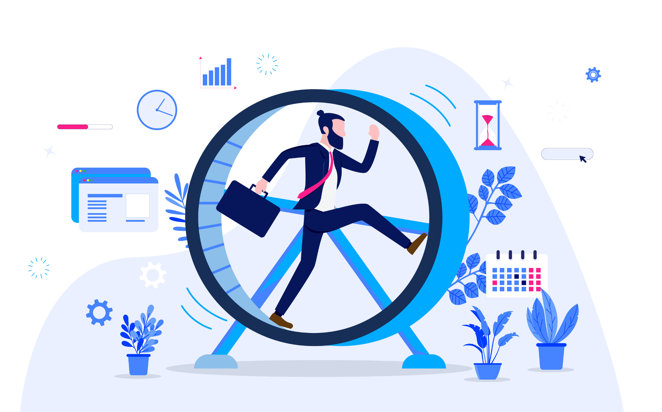 無目標無意義的工作