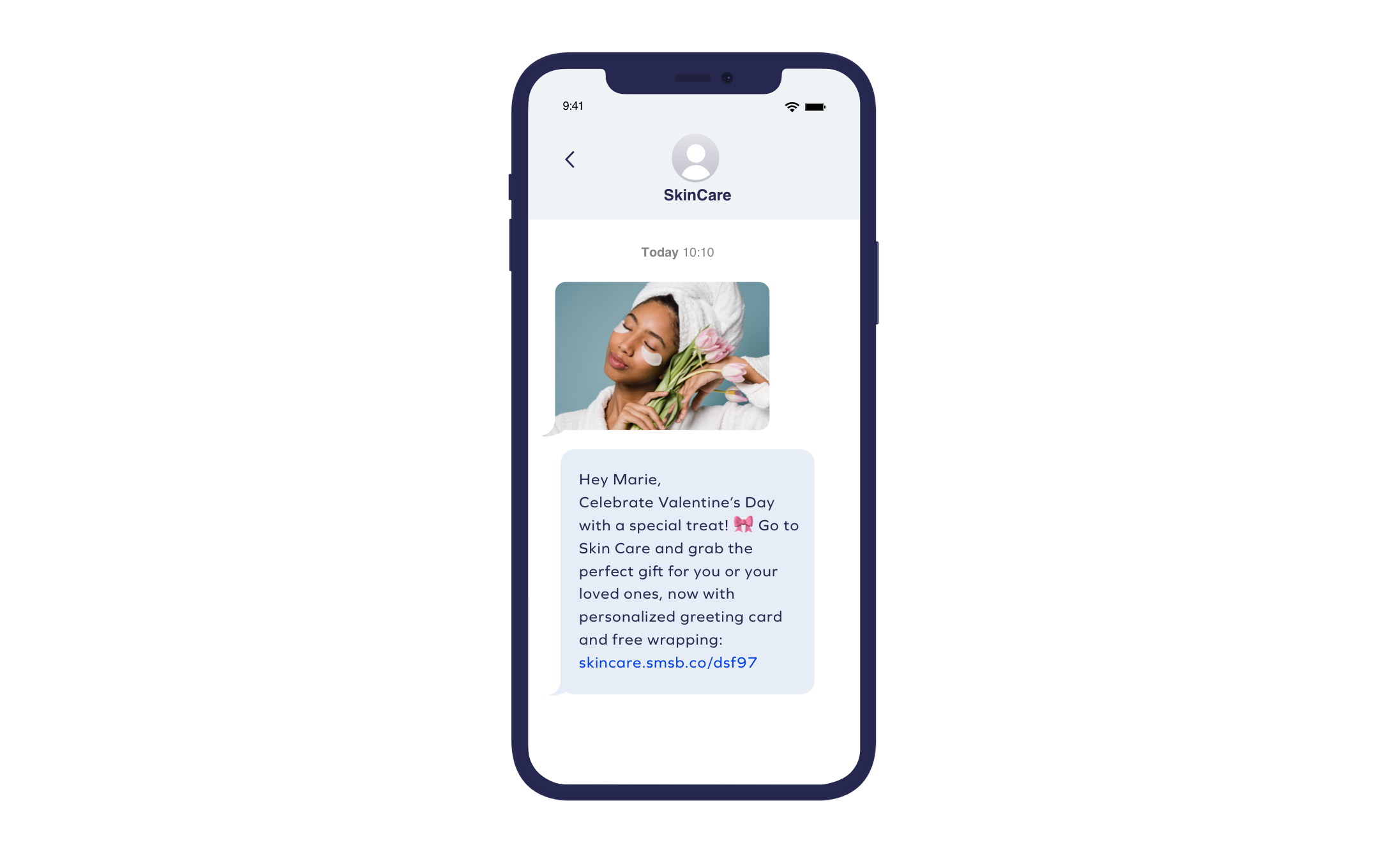 Modèle de SMS et d'e-mail de la Saint-Valentin