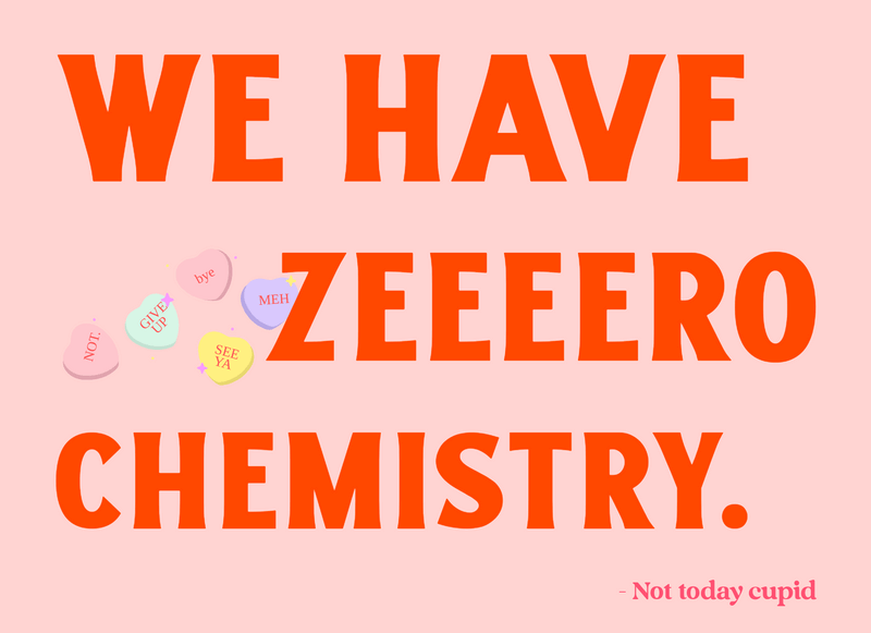 Kreator projektów kart okolicznościowych z pogrubionymi czcionkami i cytatami anty walentynkowymi