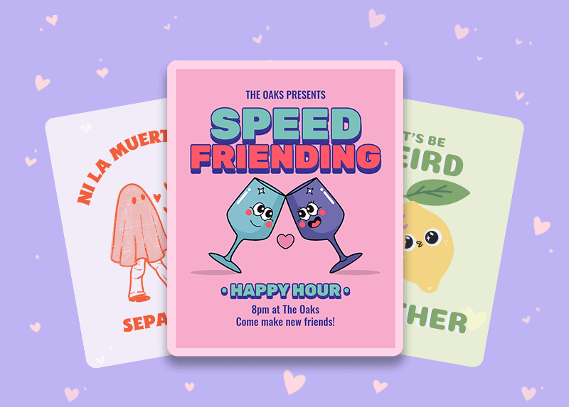 Szablony walentynkowe Placeit dla mediów społecznościowych i koszulek