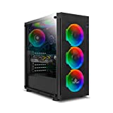 Computer PC da gioco YEYIAN Katana X21A, Intel 12th Gen Alder Lake i7-12700KF 12-Core 3.6GHz, GeForce RTX 3070 8GB GDDR6, 1TB NVMe Gen 4 SSD, 32GB DDR4 3600MHz, 120mm AIO, WiFi 6, BT 5.2, 650W 80+ Gold