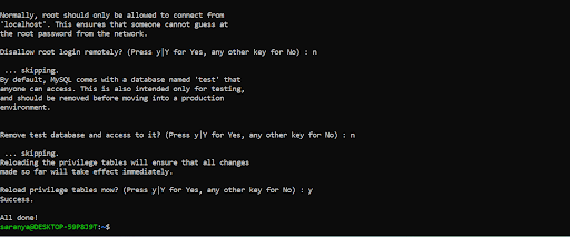 Sicurezza del tuo DB