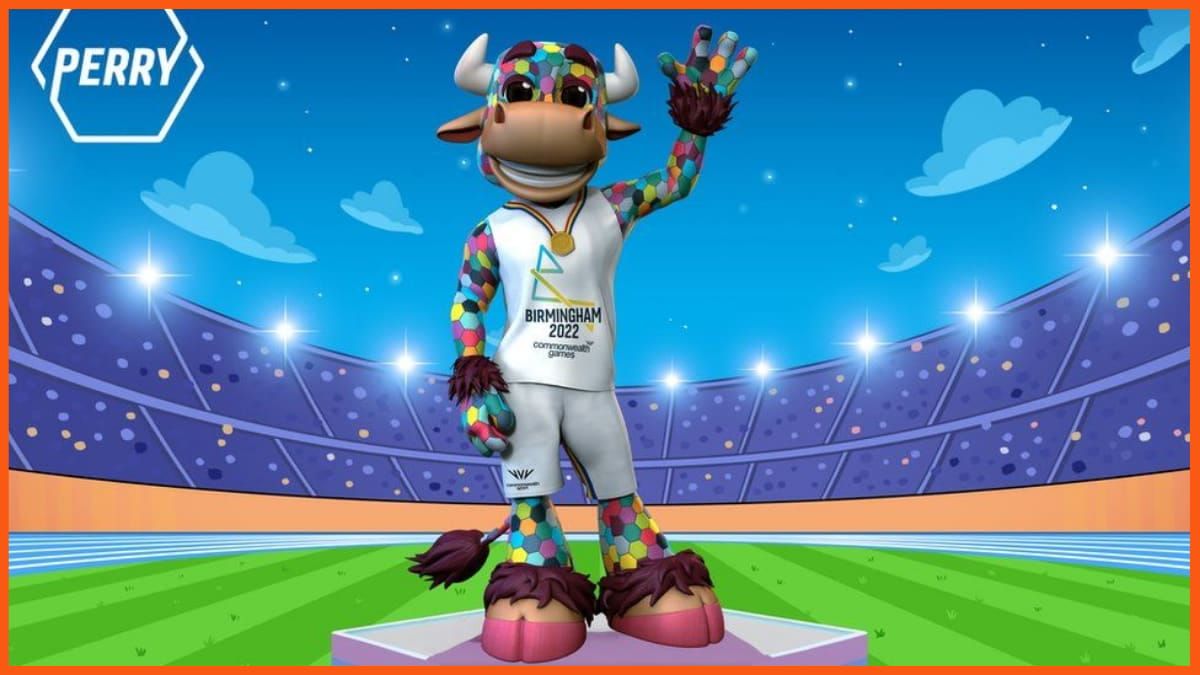 Perry, das Maskottchen der Commonwealth-Spiele 2022 in Birmingham, England