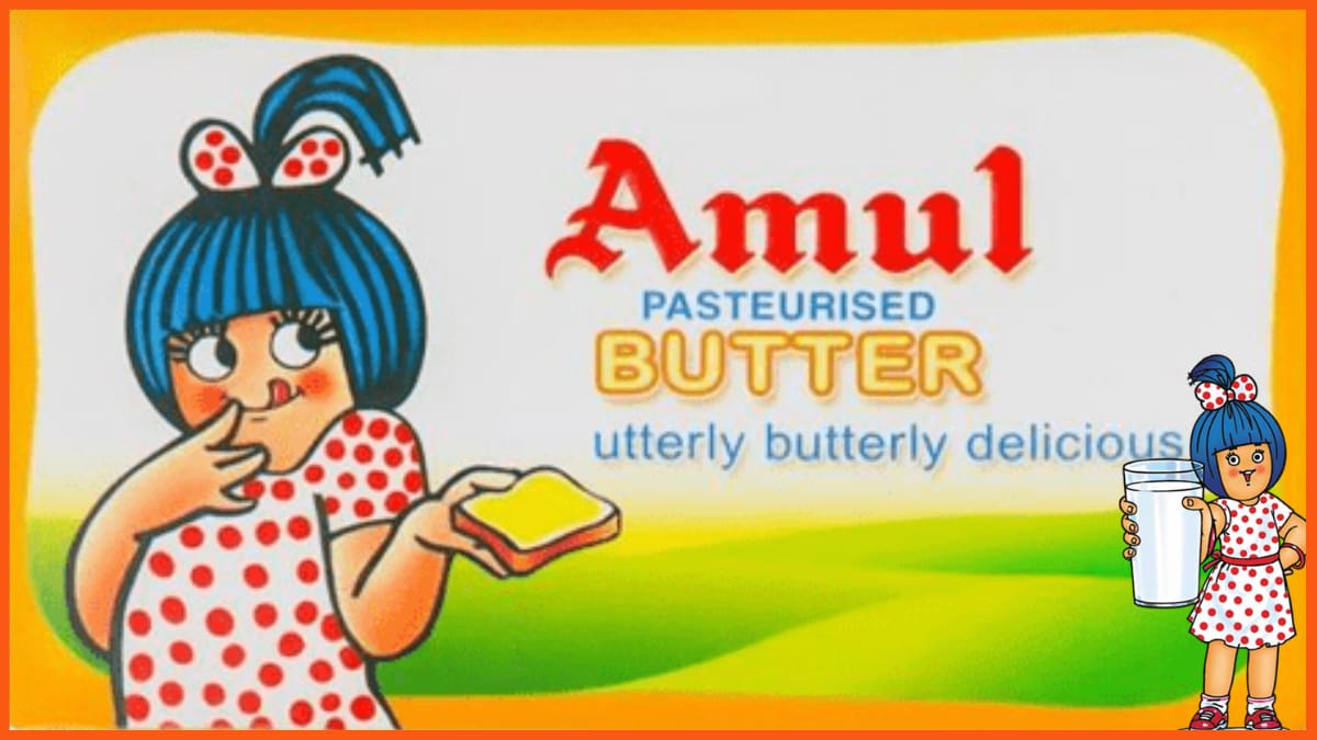 Amul-Mädchen-Maskottchen