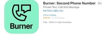 使用 A Burner Number App 打电话给某人而不显示您的号码