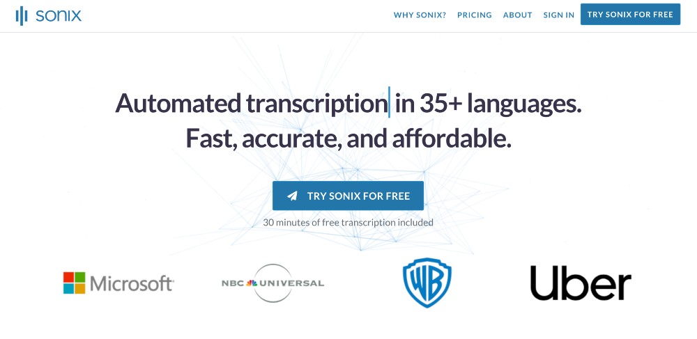 Домашняя страница Соникса