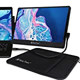 SideTrak Döner Takılabilir Dizüstü Bilgisayar için Taşınabilir Monitör 12,5” FHD IPS Dizüstü Bilgisayar Ekranı, 14” Koruyucu Kılıflı | Mac, PC ve Chrome ile uyumlu | Tüm Dizüstü Bilgisayar Boyutlarına Uyar | USB-C veya Mini HDMI ile çalışır