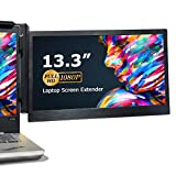 KEFEYA Taşınabilir Dizüstü Bilgisayar Monitörü - IPS FHD 13.3' Çift Monitör Ekran Genişletici, Mac Windows Chrome Linux 13'-16.5' Dizüstü Bilgisayarlar, HDMI ve USB ile Çalışın