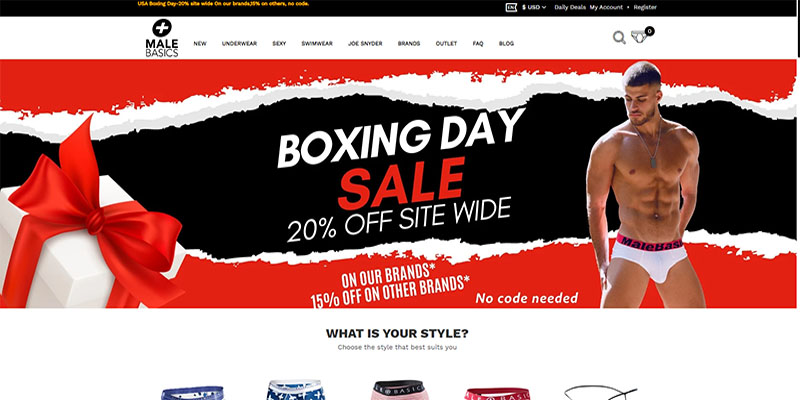 Pagina de pornire a noțiunilor de bază pentru bărbați