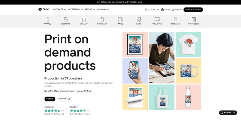 Pagina de pornire Gelato