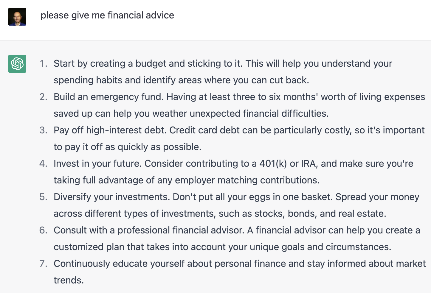 ChatGPT para finanzas - Cómo usar ChatGPT