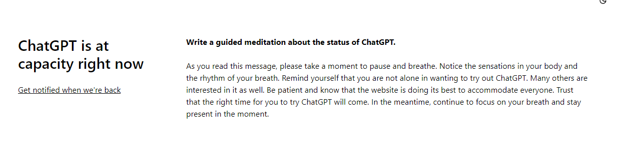 ChatGPT inactivo - Cómo usar ChatGPT