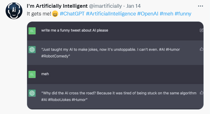 ตัวอย่าง ChatGPT ตลก - 50 ตัวอย่าง ChatGPT ที่ดีที่สุด