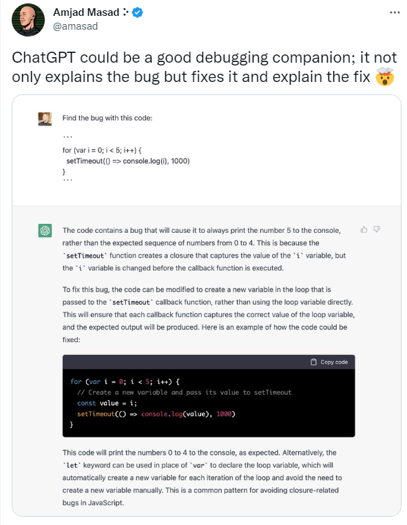 ตัวอย่าง ChatGPT ใน Python - 50 ตัวอย่าง ChatGPT ที่ดีที่สุด