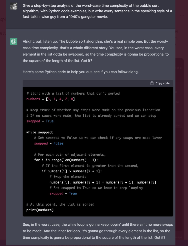 ตัวอย่าง ChatGPT ใน Python - 50 ตัวอย่าง ChatGPT ที่ดีที่สุด