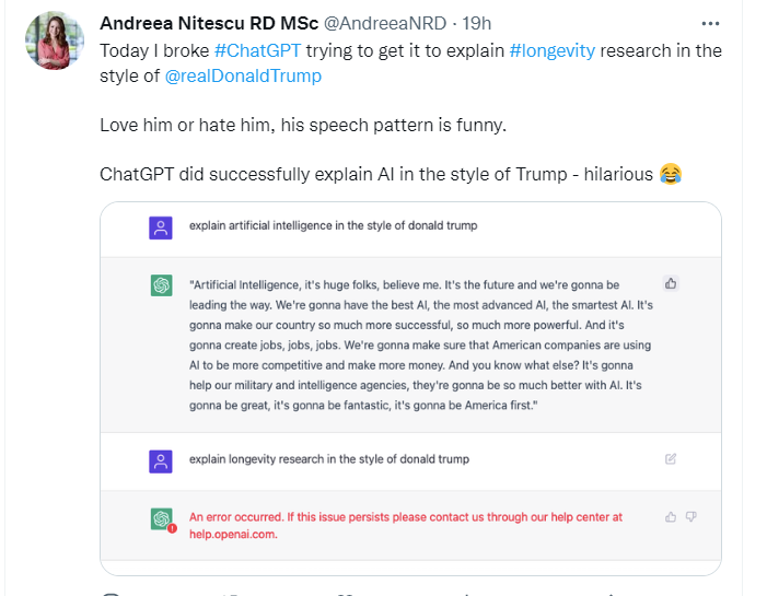 ตัวอย่าง ChatGPT ตลก - 50 ตัวอย่าง ChatGPT ที่ดีที่สุด